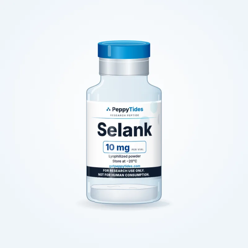 Selank research vial